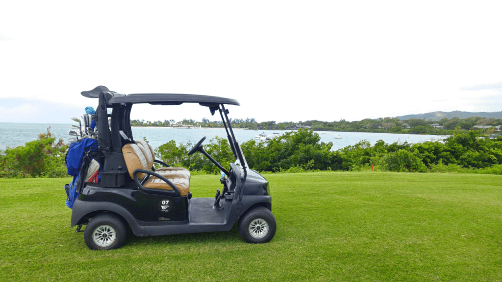 Club Car tempo buggy at Anahita Golf Club